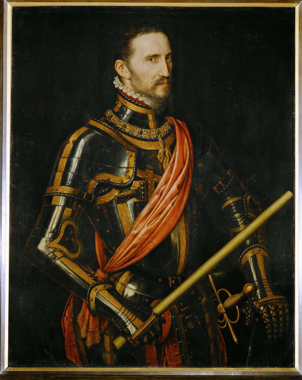 Fernando Alvarez de Toledo, hertog van Alba ... (schilderij op doek) door Anthonis van Dashorst (c.1519-1576/77) Mor