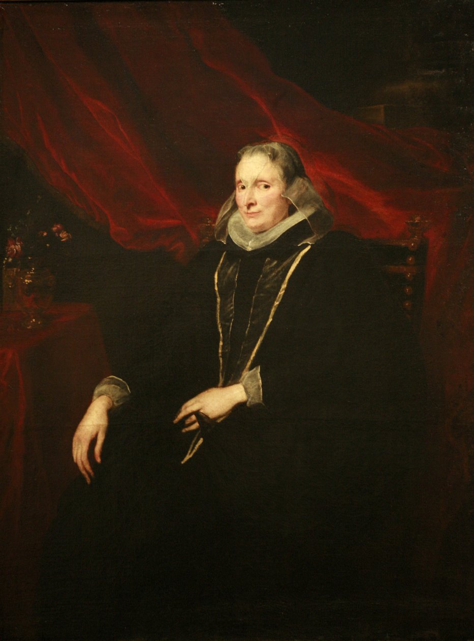 Portret van Luigia Cattaneo-Gentile door Anthony van Dyck