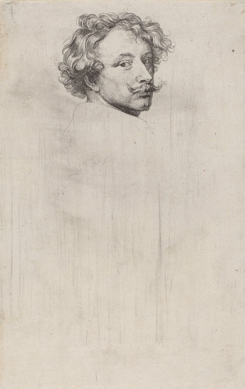 Zelfportret, ca. 1626-41 door Anthony van Dyck