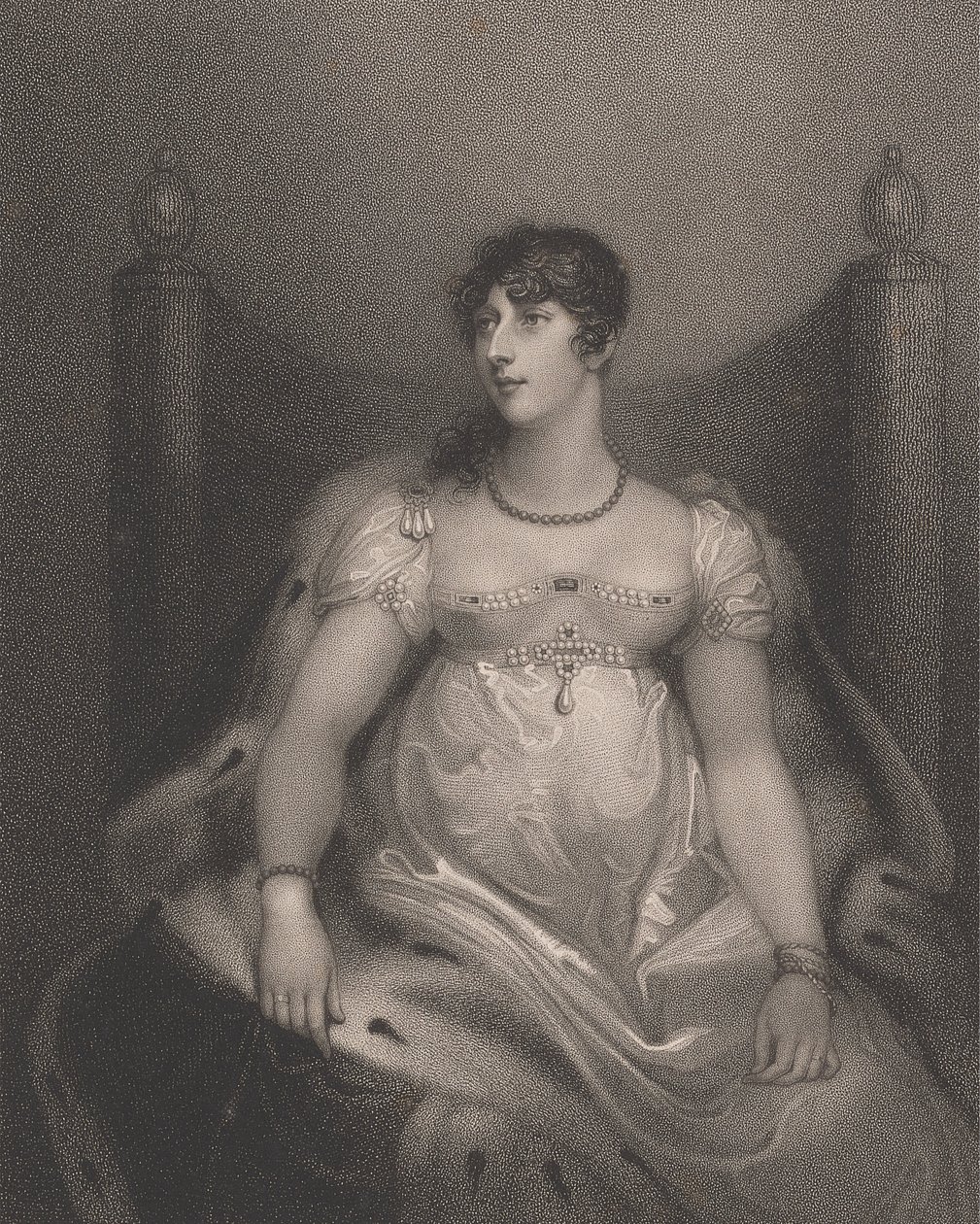 Charlotte Sophia (geboren Leveson-Gower), Somerset, Hertogin van Beaufort door Anthony Cardon