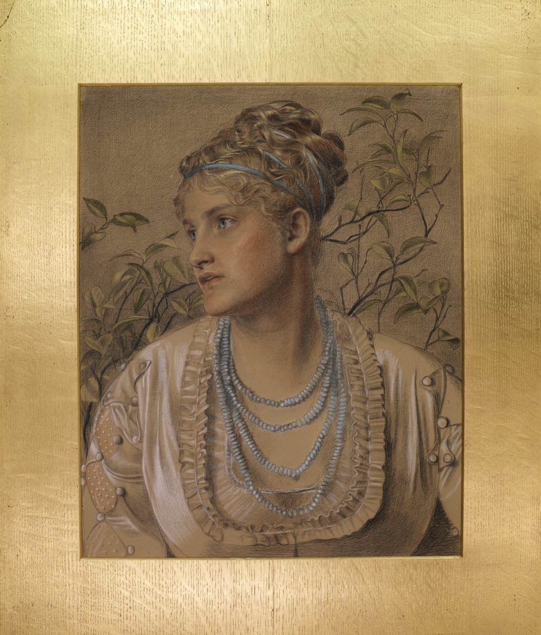 Mary Sandys (1845-1920), c.1871-73 door Anthony Frederick Augustus Sandys