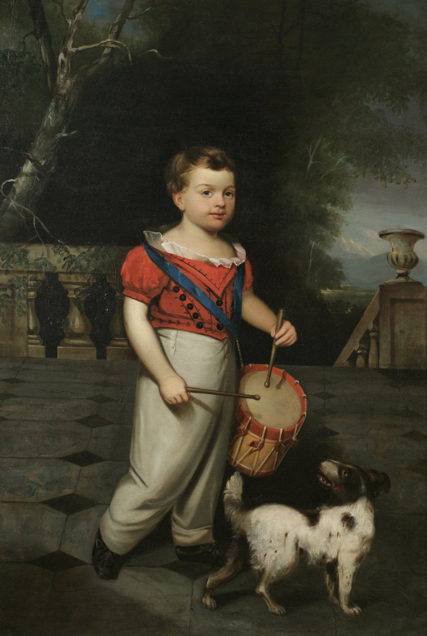 De jonge trommelaar, 1830-31 door Anthony Lewis De Rose