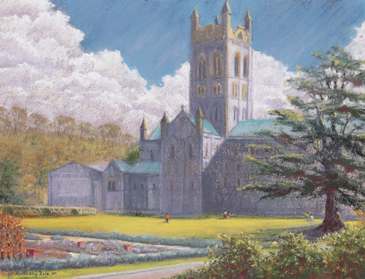 Vroege lente, Buckfast Abbey, 2001 door Anthony Rule