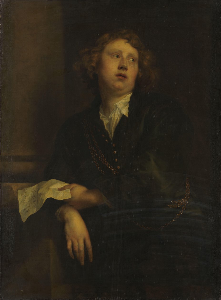 Portret van Hendrik Liberti (ca. 1600-ca. 1669) door Anthony van Dyck (after)