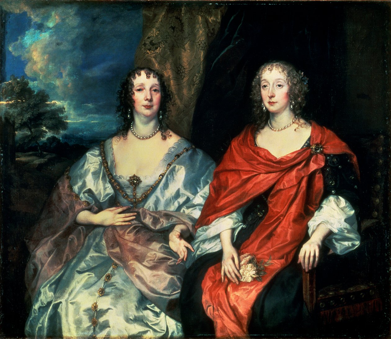 A. Dalkieth (Gravin Morton) en Lady Kirk door Anthony van Dyck