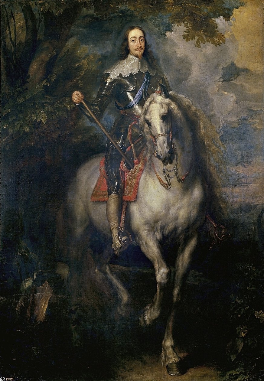 Ruiterportret van Karel I door Anthony van Dyck