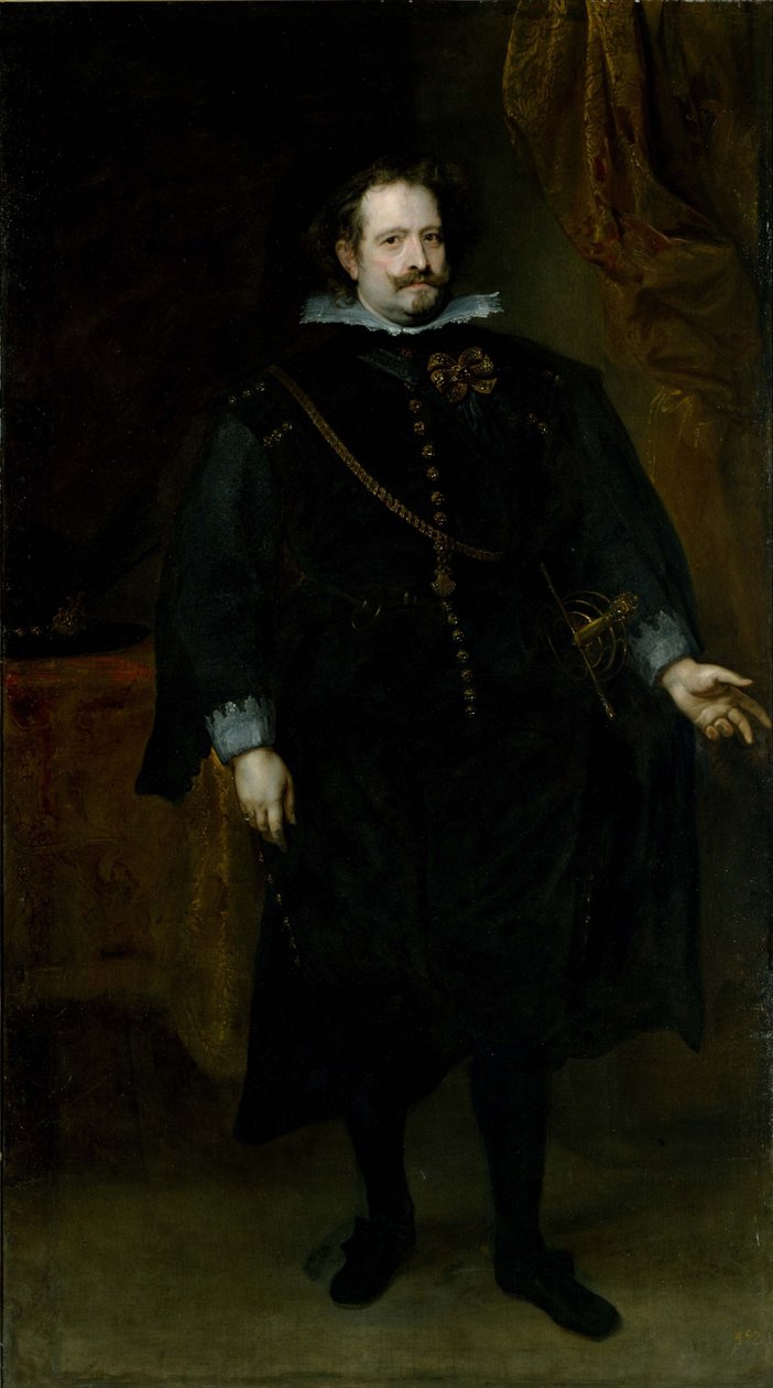 Diego Felipe de Guzmán, Markies van Leganés, ca. 1634 door Anthony van Dyck