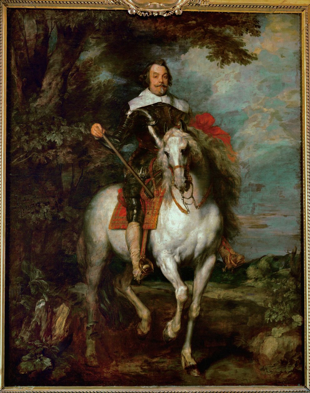 Francisco de Moncada, graaf van Ossuna, ambassadeur en commandant van de Spaanse troepen in de Nederlanden ... door Anthony van Dyck