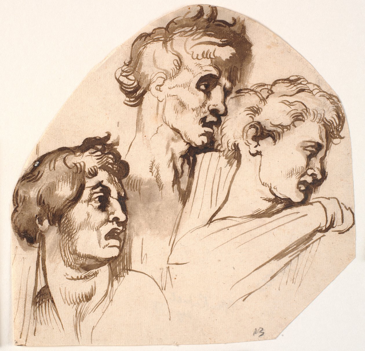 Hoofden van de lictoren en adviseur van de proconsul door Anthony van Dyck