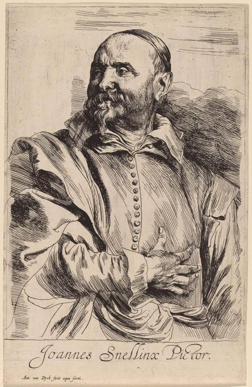 Jan Snellinx, waarschijnlijk 1626-1641 door Anthony van Dyck