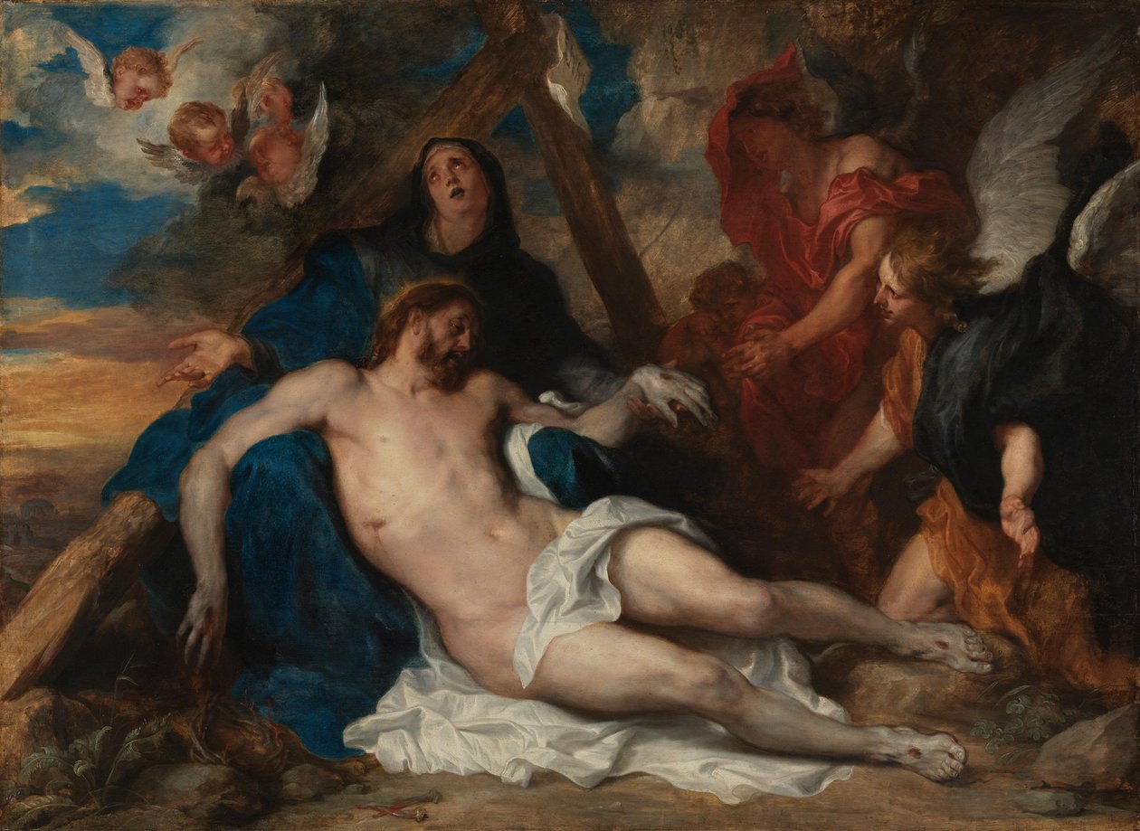De klaagzang van Christus door Anthony van Dyck