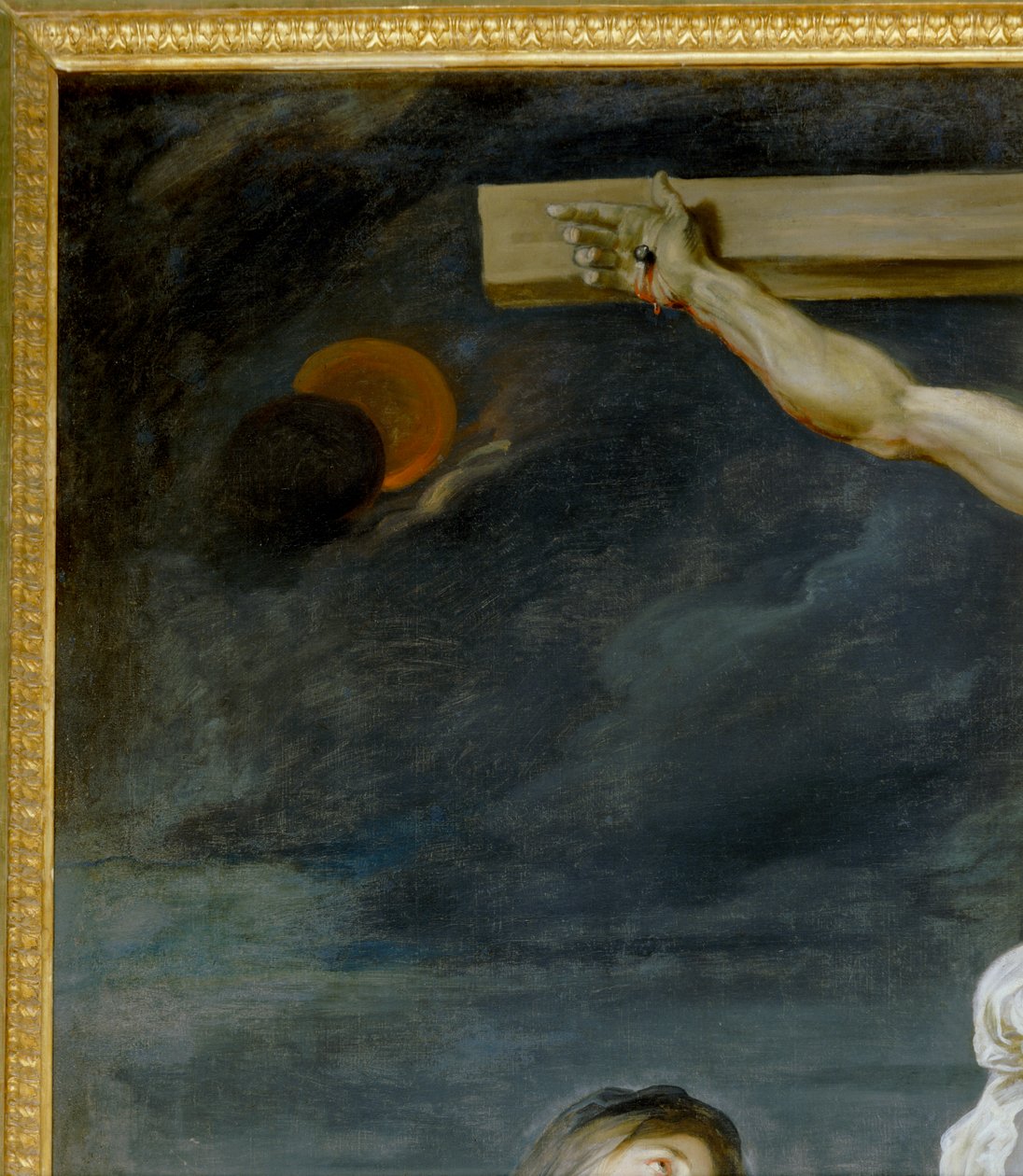Christus aan het kruis, de Maagd Maria, Sint Jan en ... door Anthony van Dyck