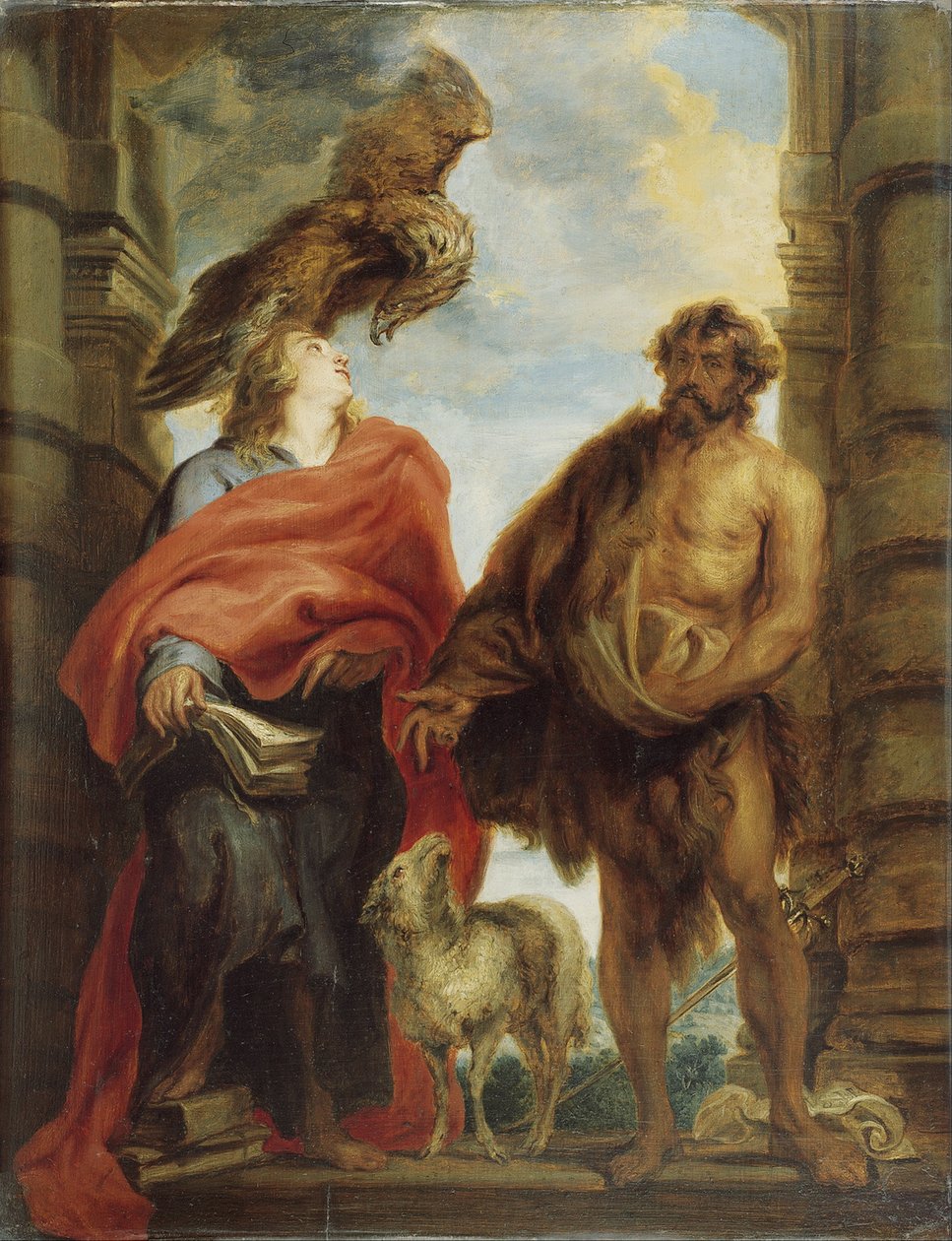 De heilige Johannes door Anthony van Dyck