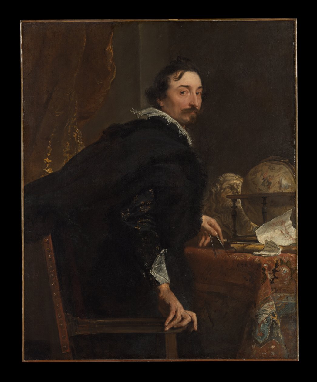Lucas van Uffel (died 1637) door Anthony van Dyck