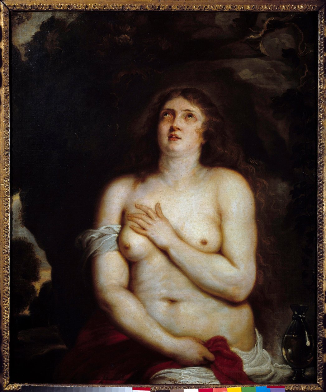 Madeleine. Weergave van Sint Maria Magdalena in extase door Anthony van Dyck