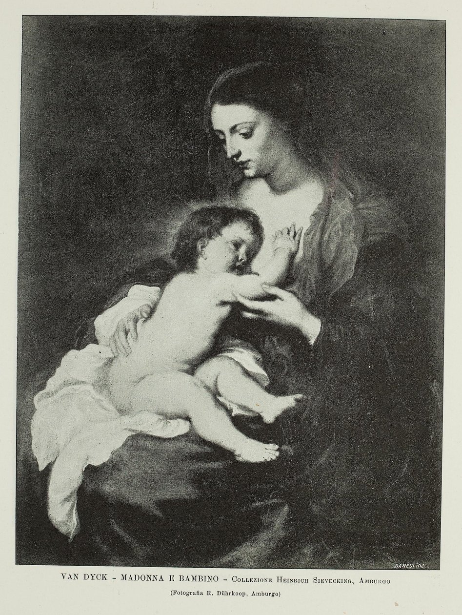 Madonna met kind door Anthony van Dyck