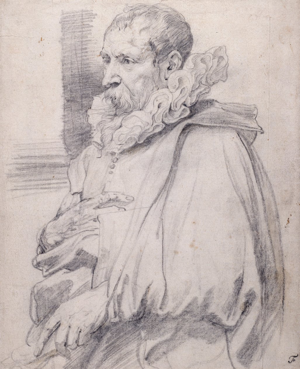 Pieter Brueghel de Jongere door Anthony van Dyck