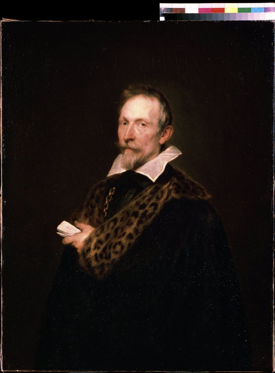 Portret van de diplomaat en intellectueel Jan Van der Wouver door Anthony van Dyck
