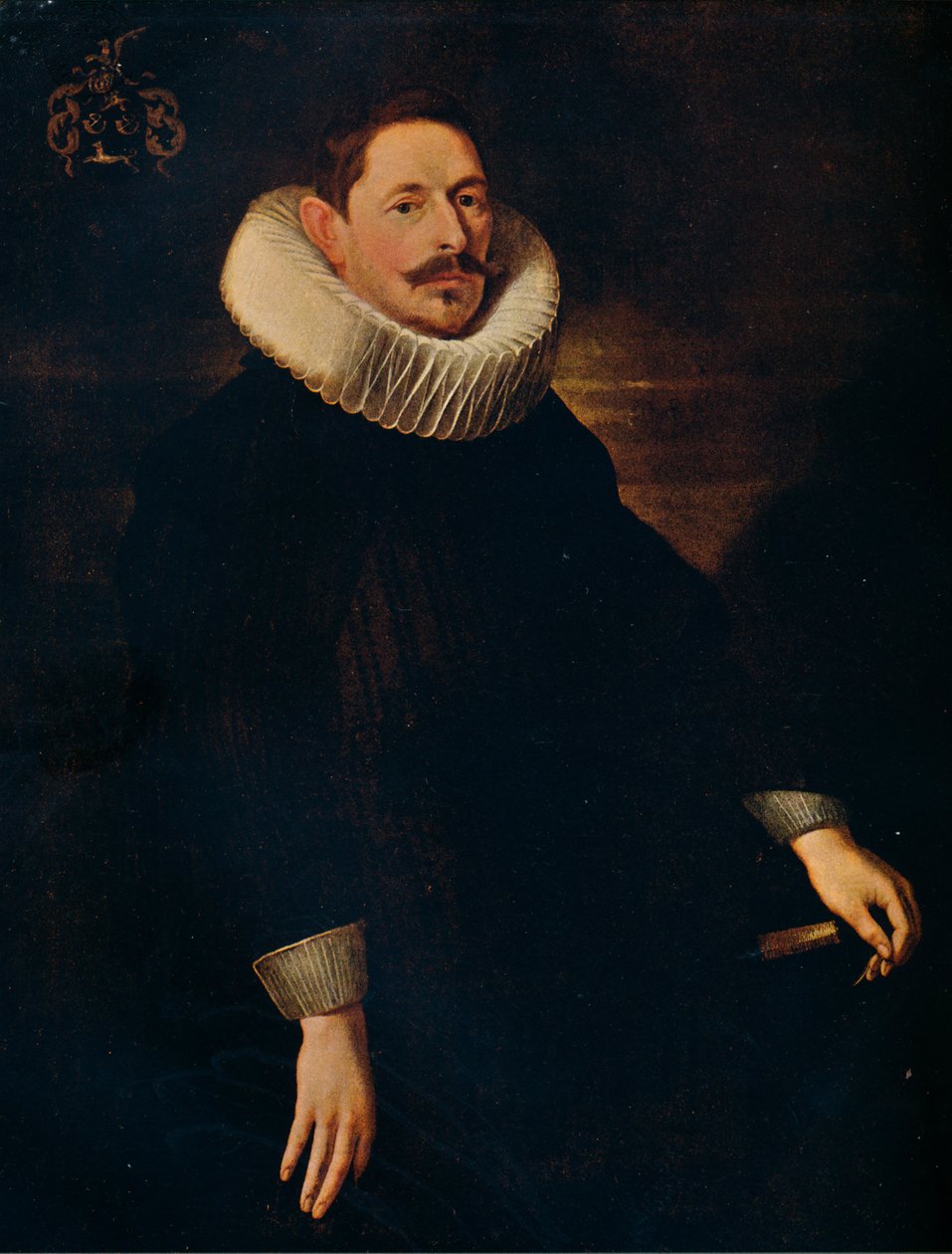 Portret van Alexander Triest, Baro DAuweghem, ca. 1630 door Anthony van Dyck
