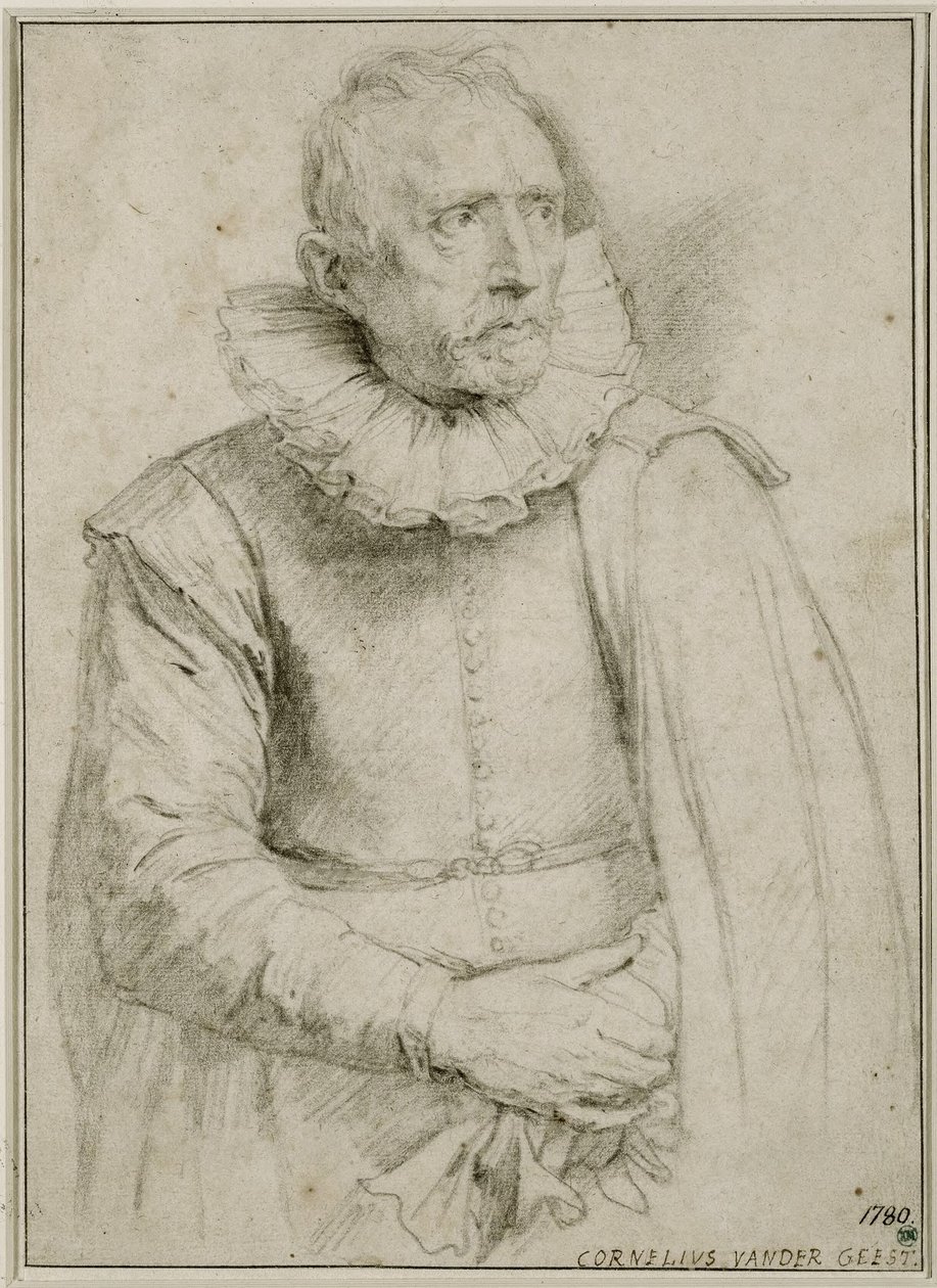 Portrait of Cornelis van der Geest door Anthony van Dyck