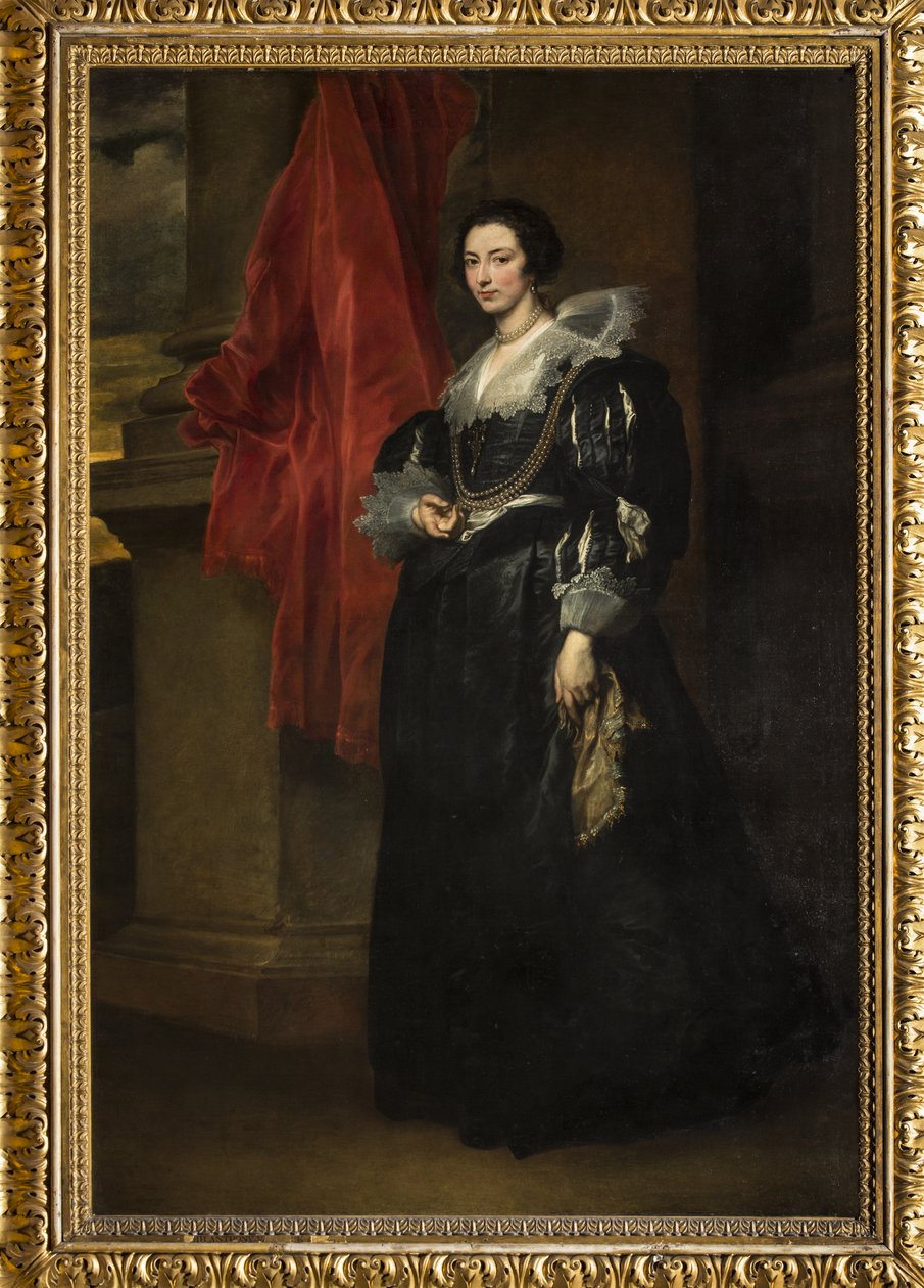 Portret van Johanna de Blois, c.1634-35 door Anthony van Dyck
