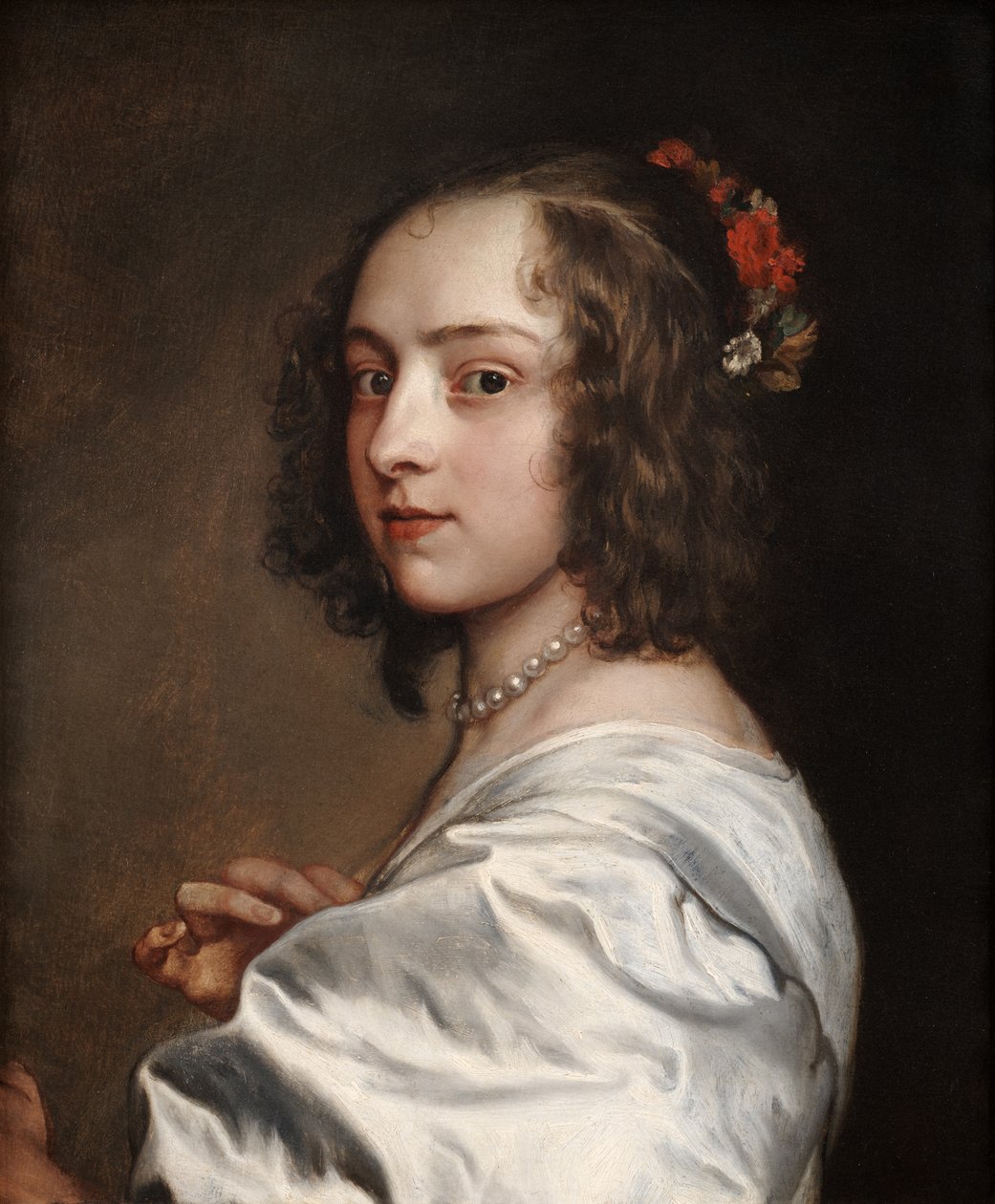 Portret van Margaret Lemon door Anthony van Dyck