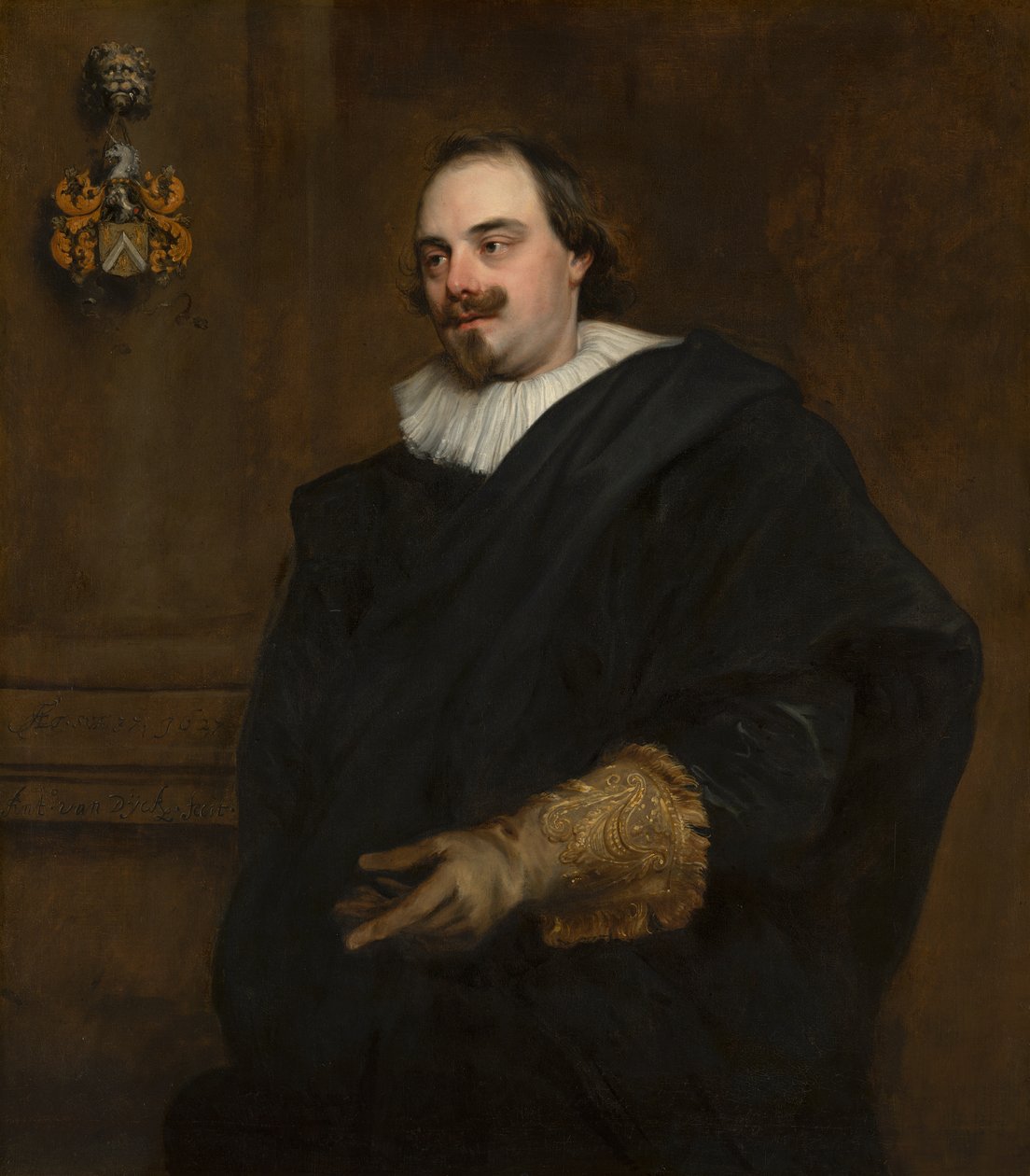 Portret van Peeter Stevens door Anthony van Dyck