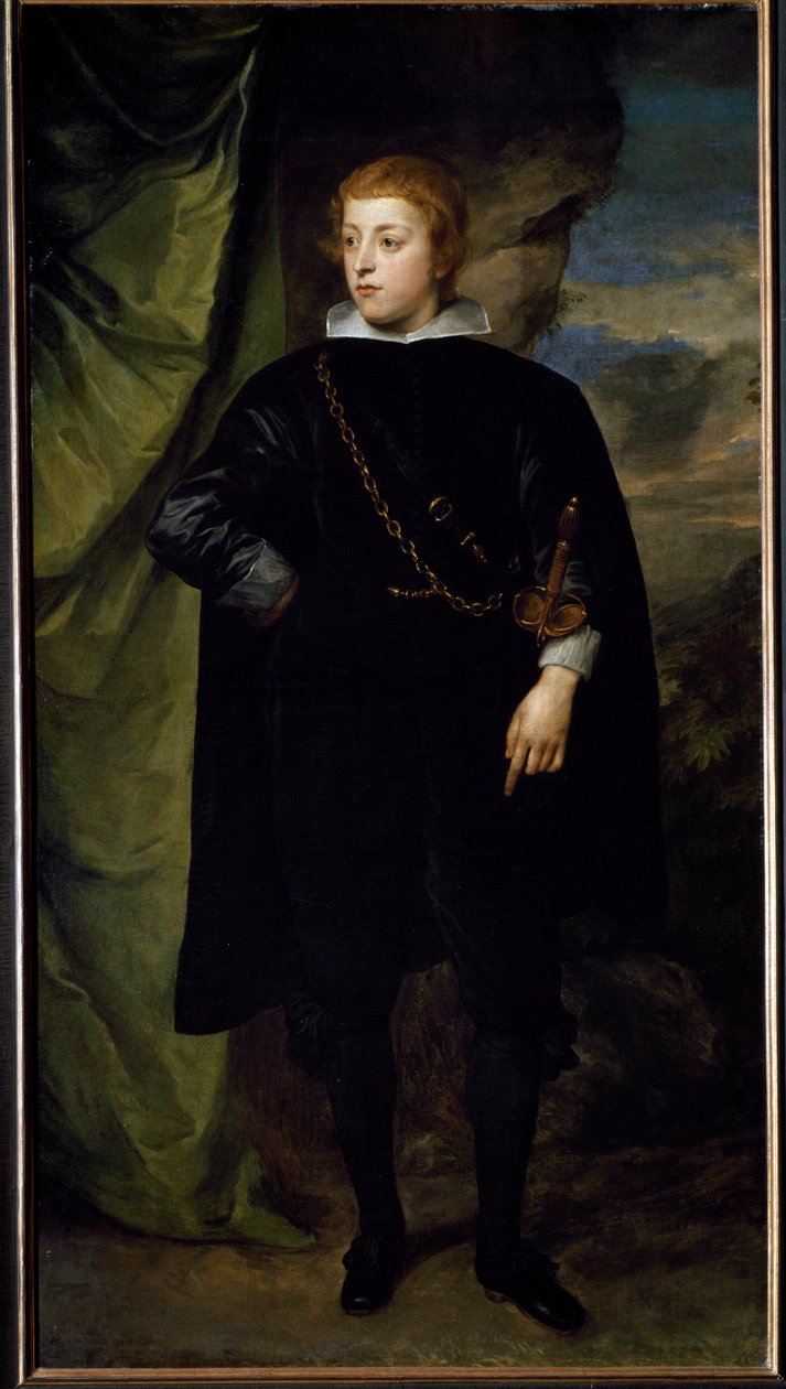 Portret van Prins Karl Ludwig Von der Pfalz door Anthony van Dyck