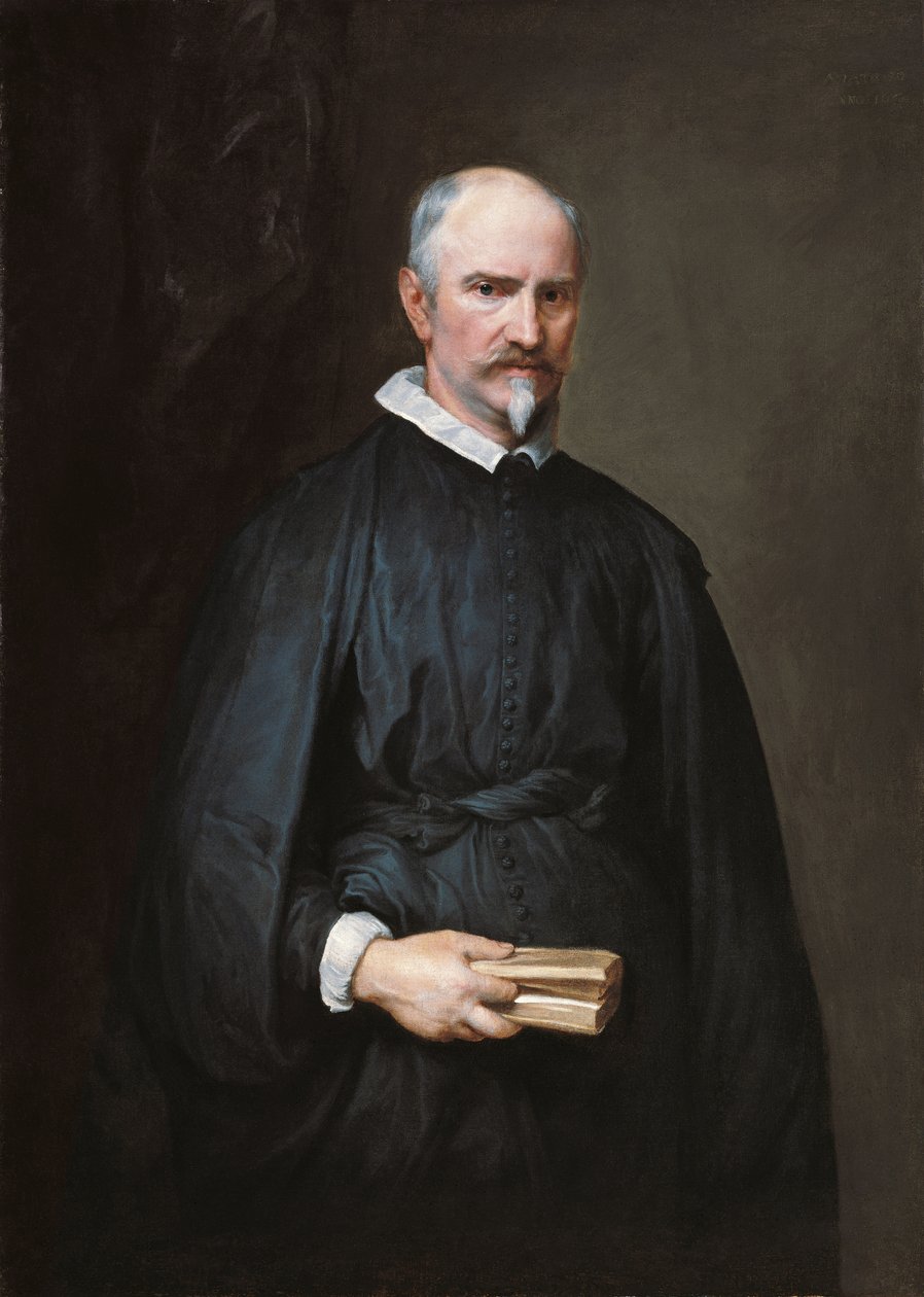 Portret van kanon Antonio de Tassis (-) door Anthony van Dyck