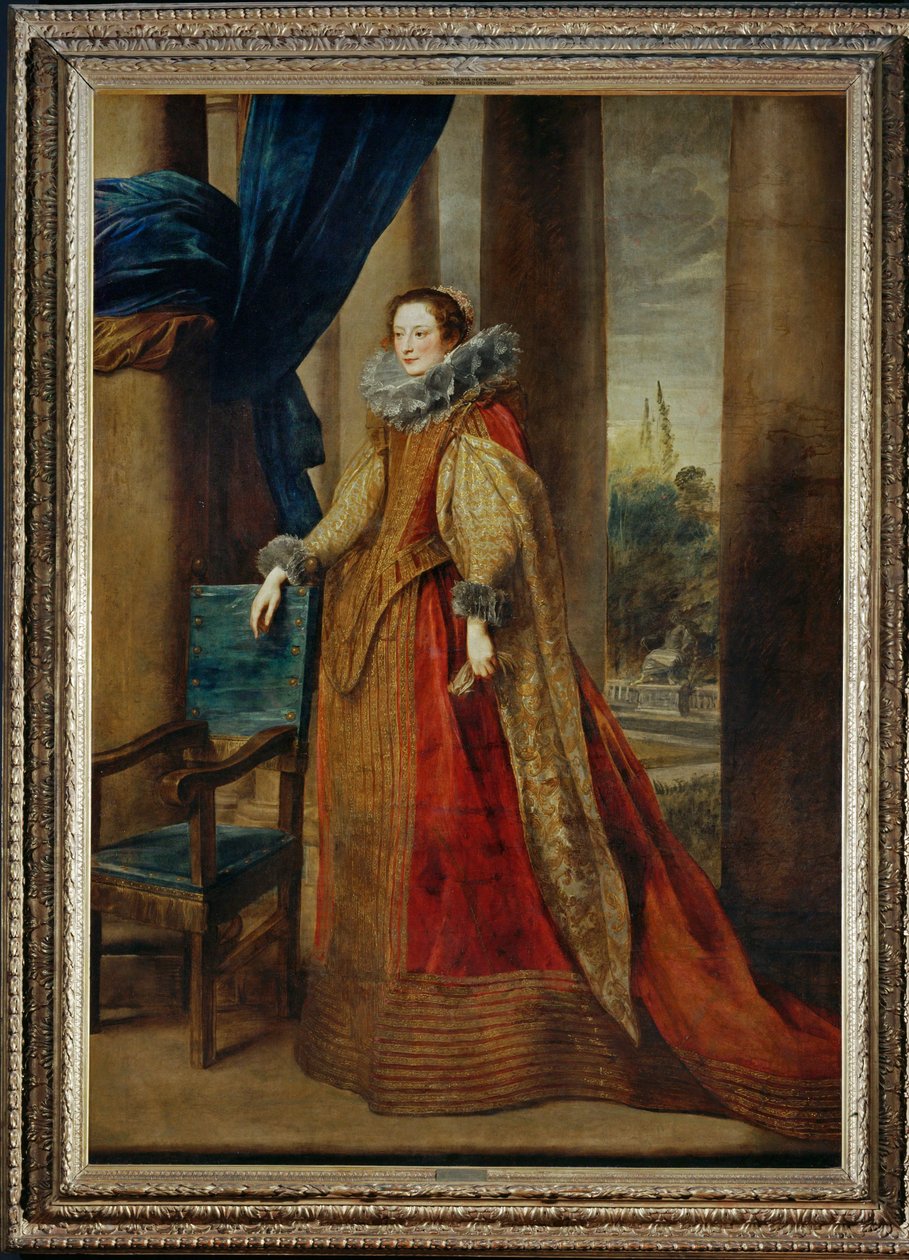 Vermoedelijk portret van de markiezin Jeronima Spinola-Doria ... door Anthony van Dyck