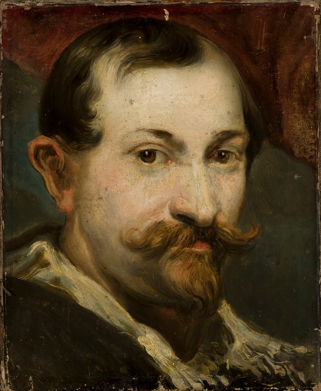 Portret van de schilder Jan Wildens (1585/86-1653) door Anthony van Dyck