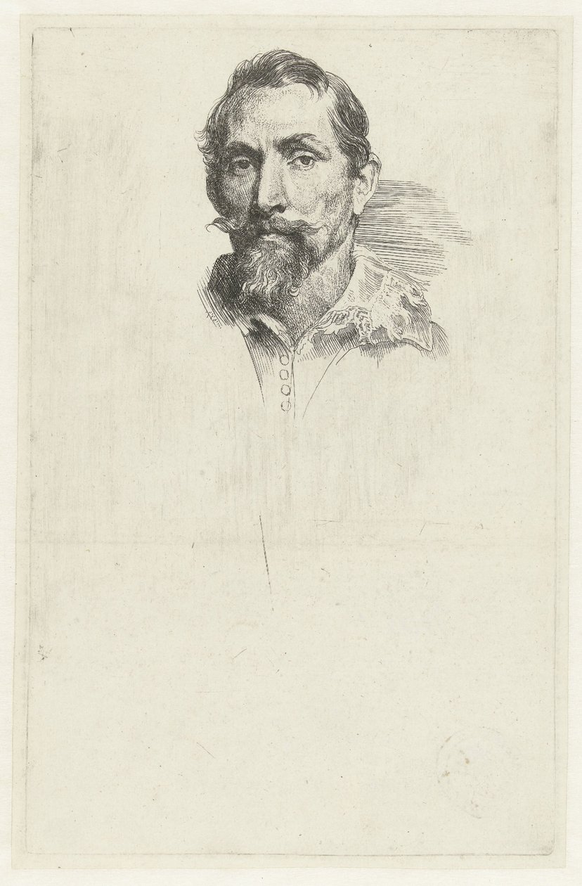 Portret van Frans Snijders door Anthony van Dyck