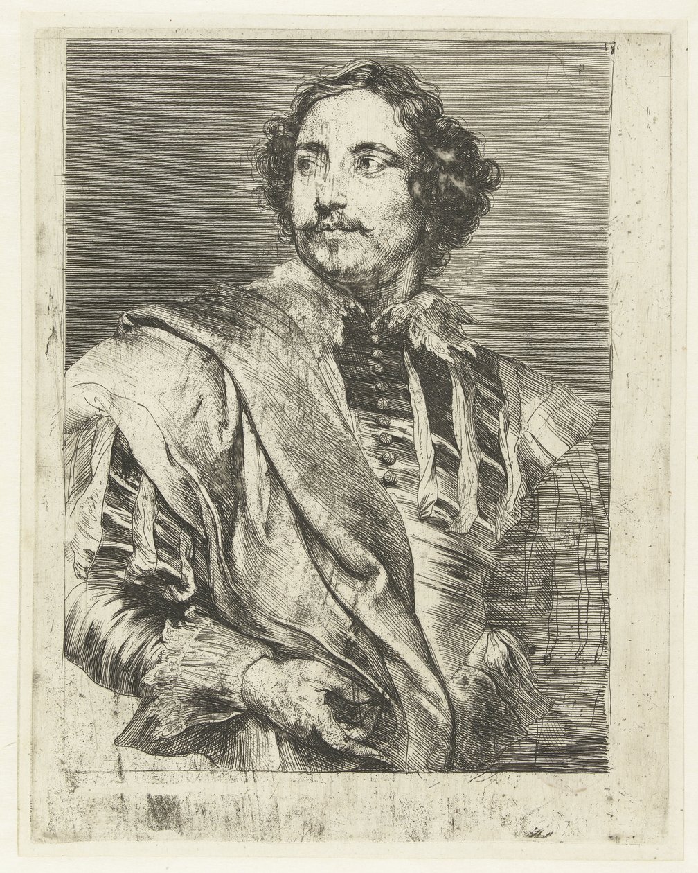 Portret van Paulus Pontius door Anthony van Dyck