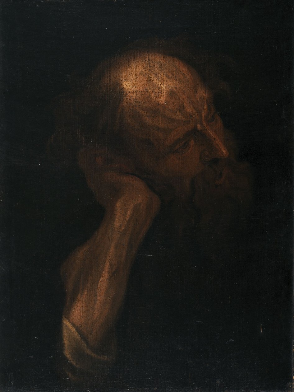 Portret van een man met baard door Anthony van Dyck