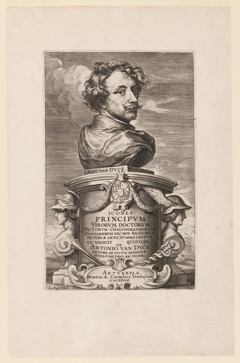 Zelfportret van Anthony van Dyck door Anthony van Dyck
