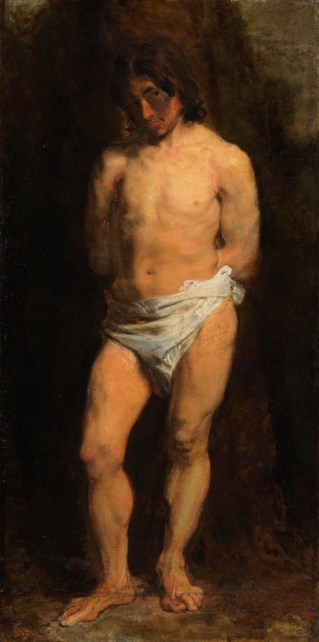 Studie van een naakte jongeman door Anthony van Dyck