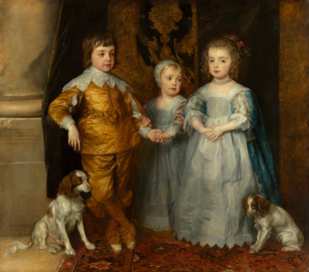 De drie oudste kinderen van Charles I door Anthony van Dyck