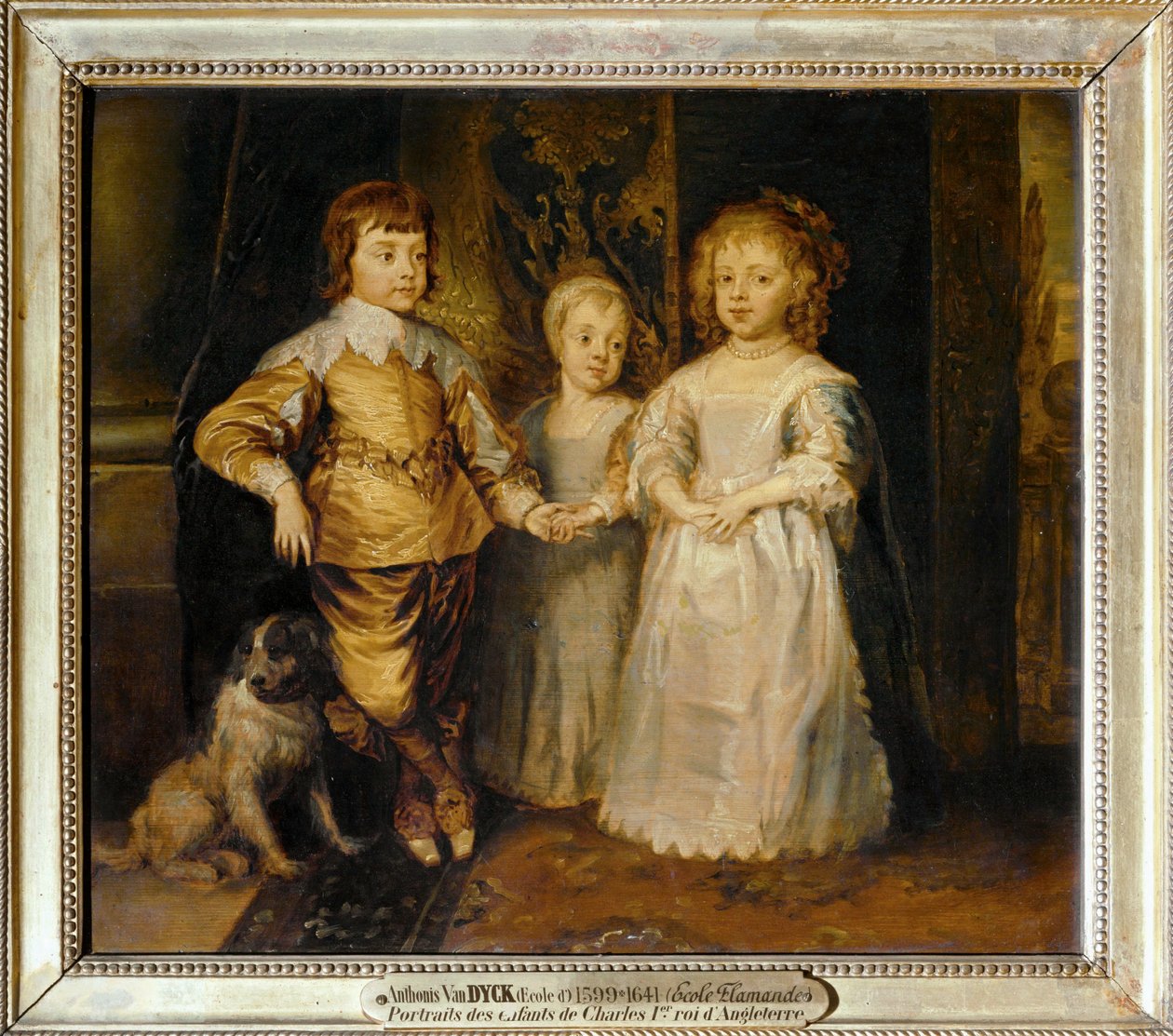 De kinderen van Karel I van Engeland; ... door Anthony van Dyck