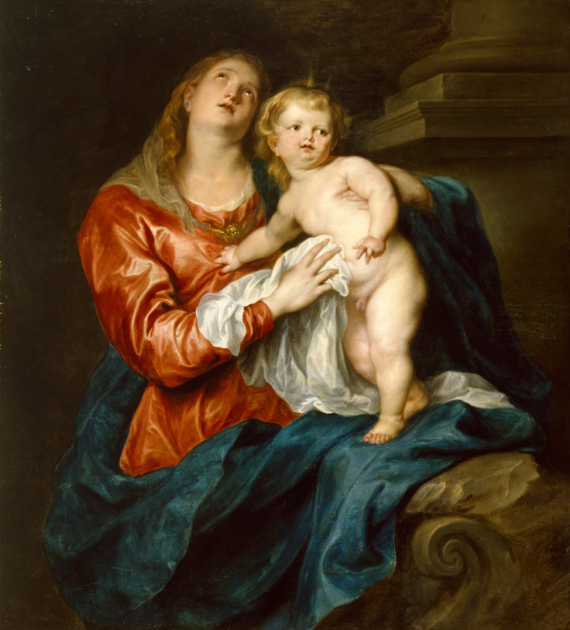 Maria met Kind door Anthony van Dyck