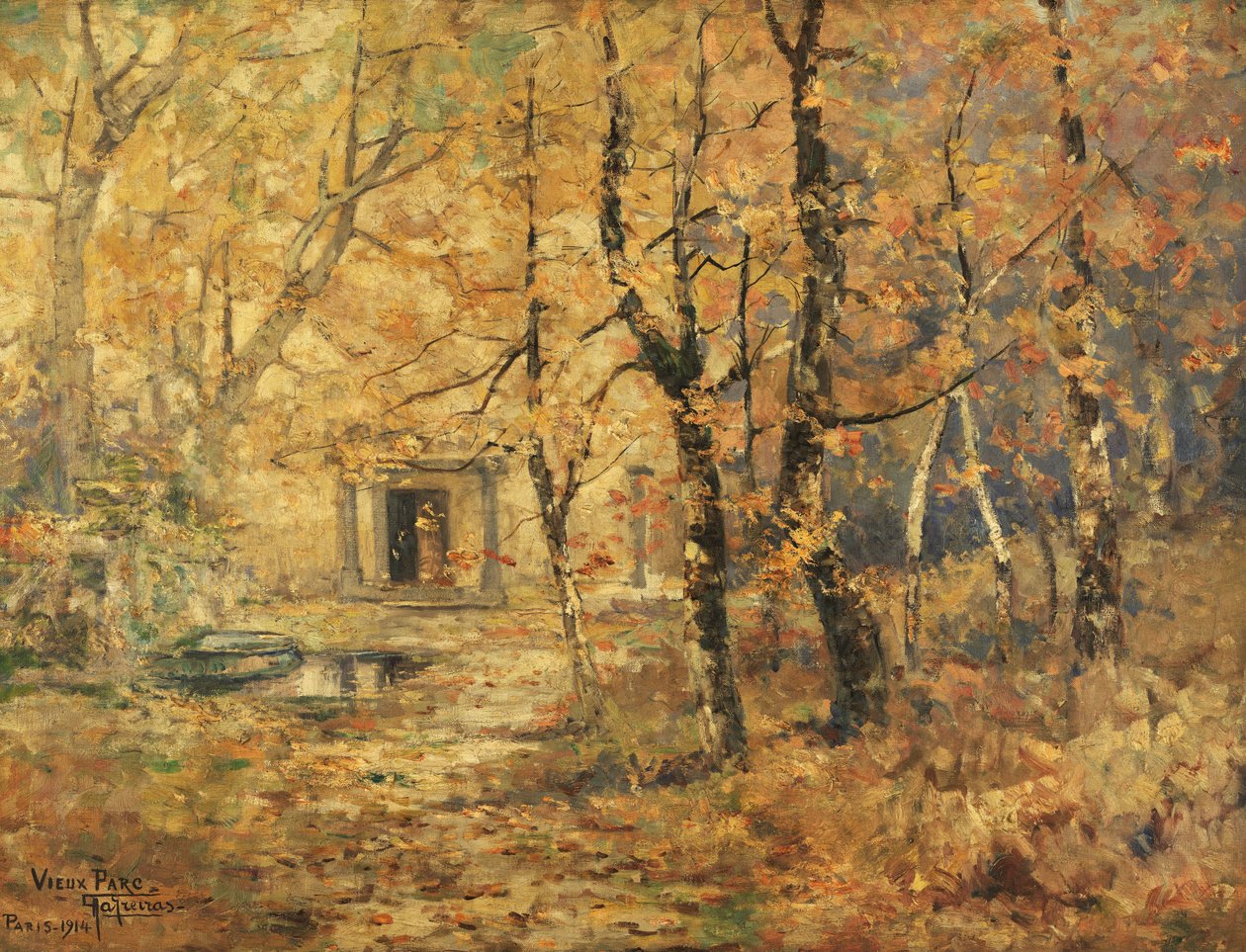 Stadspark, Parijs door Antonio Parreiras