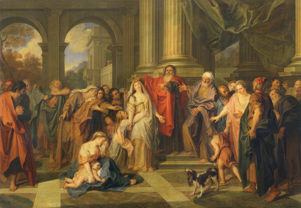 Susanna Beschuldigd van Overspel door Charles Antoine Coypel