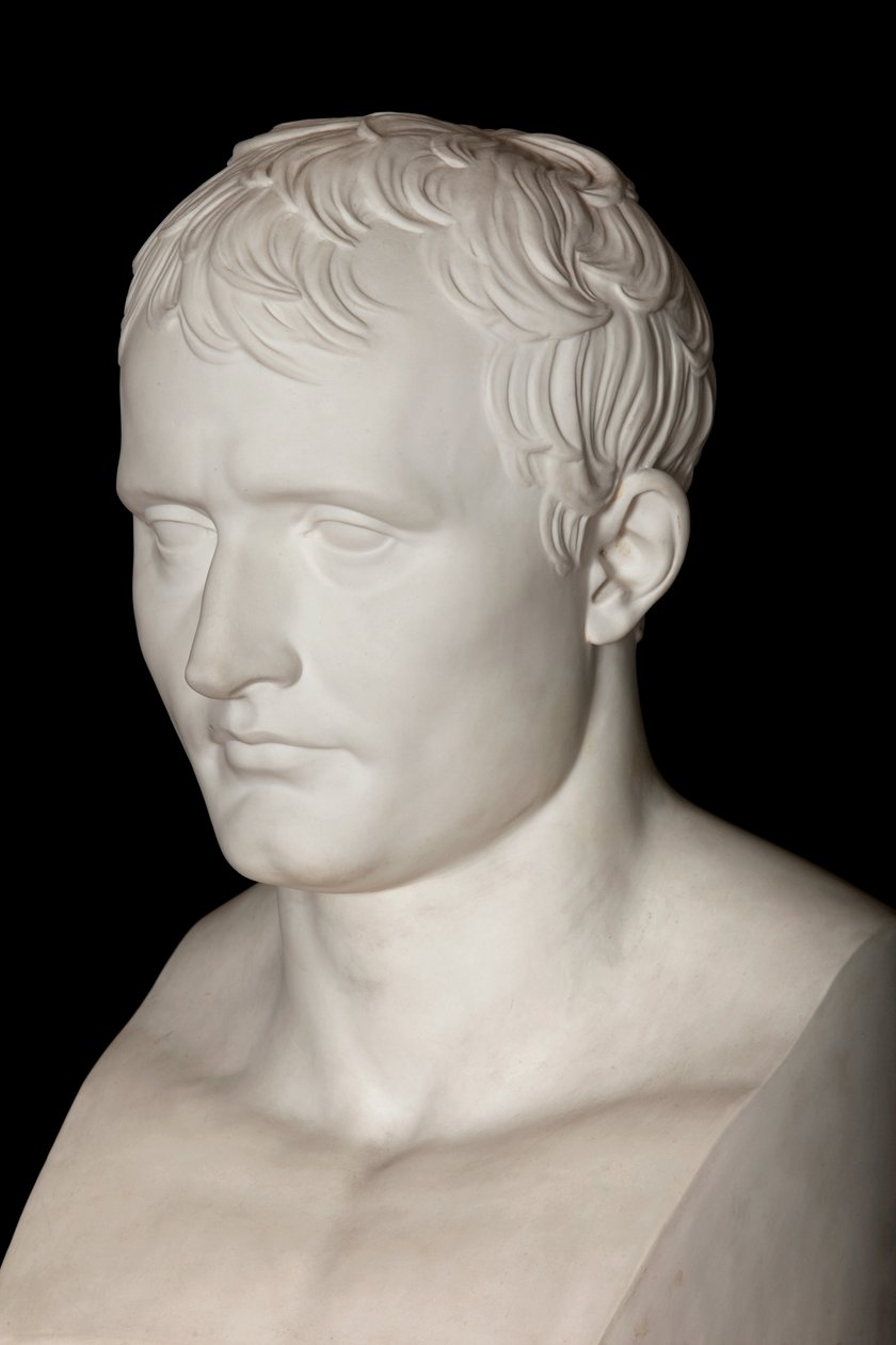 Buste van keizer Napoleon I (detail) door Antoine Denis Chaudet