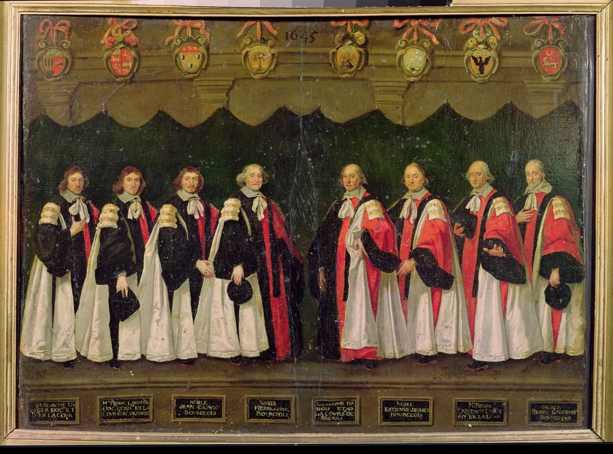 De Schepenen van 1644-45 door Antoine Durand