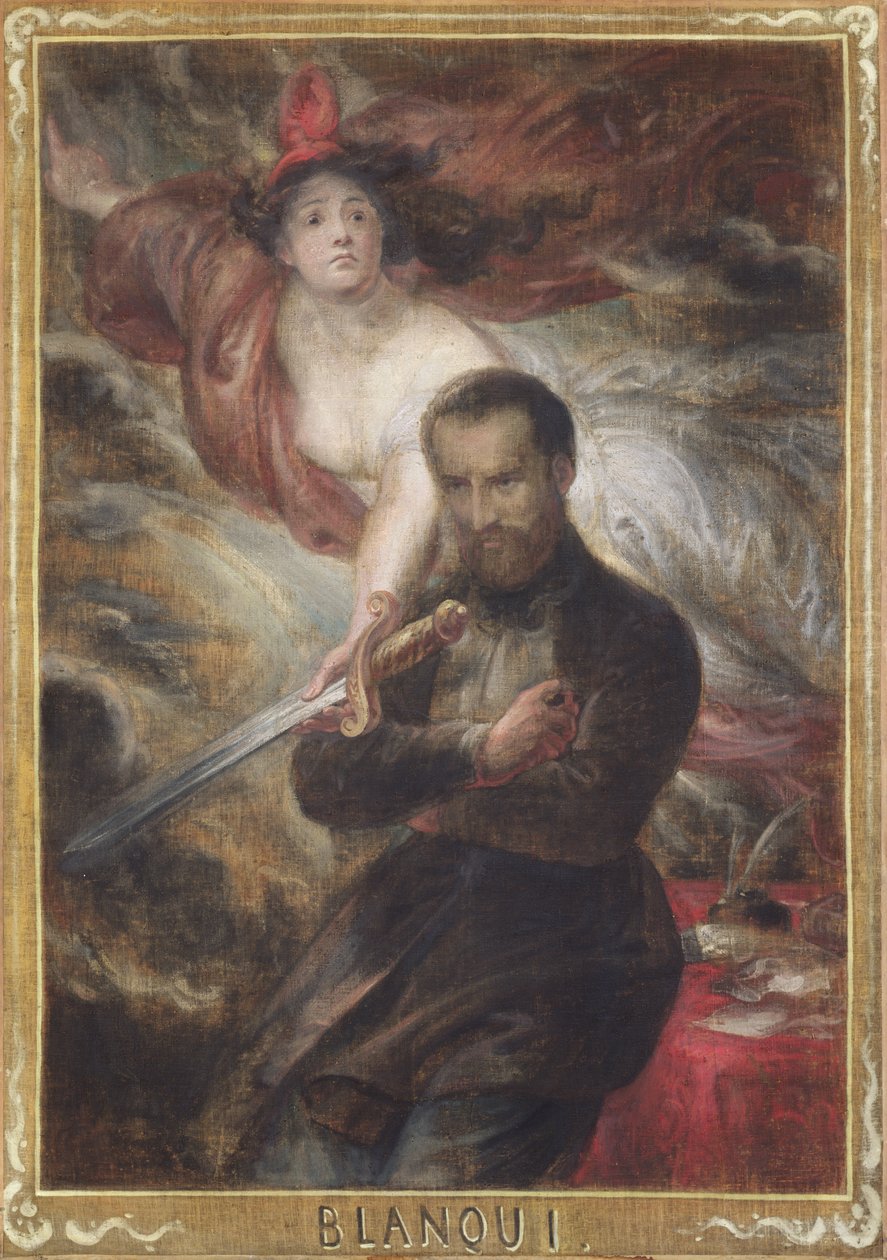 Portret van Louis-Auguste Blanqui door Antoine Wiertz