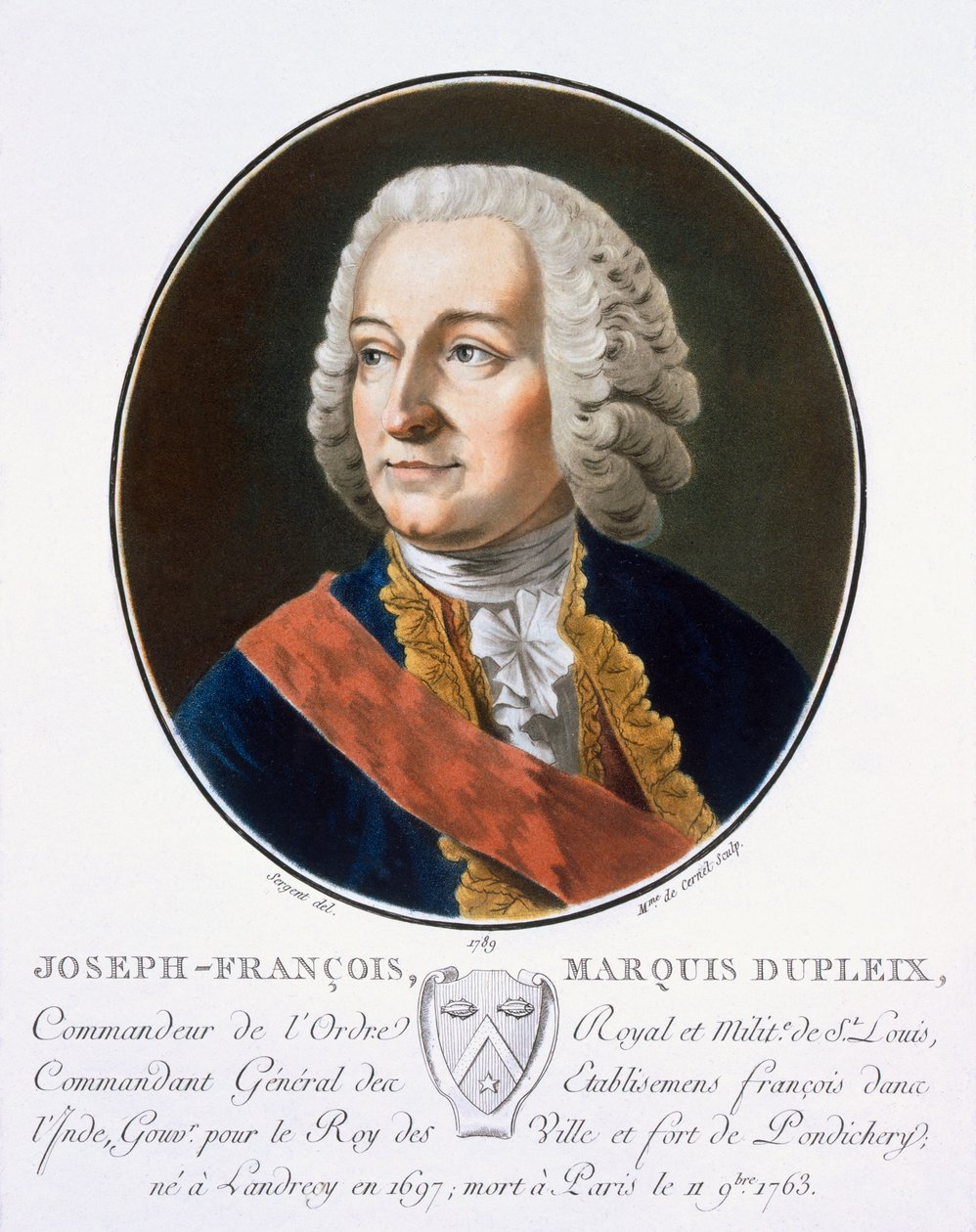 Joseph-Francois, Marquis Dupleix, uit 