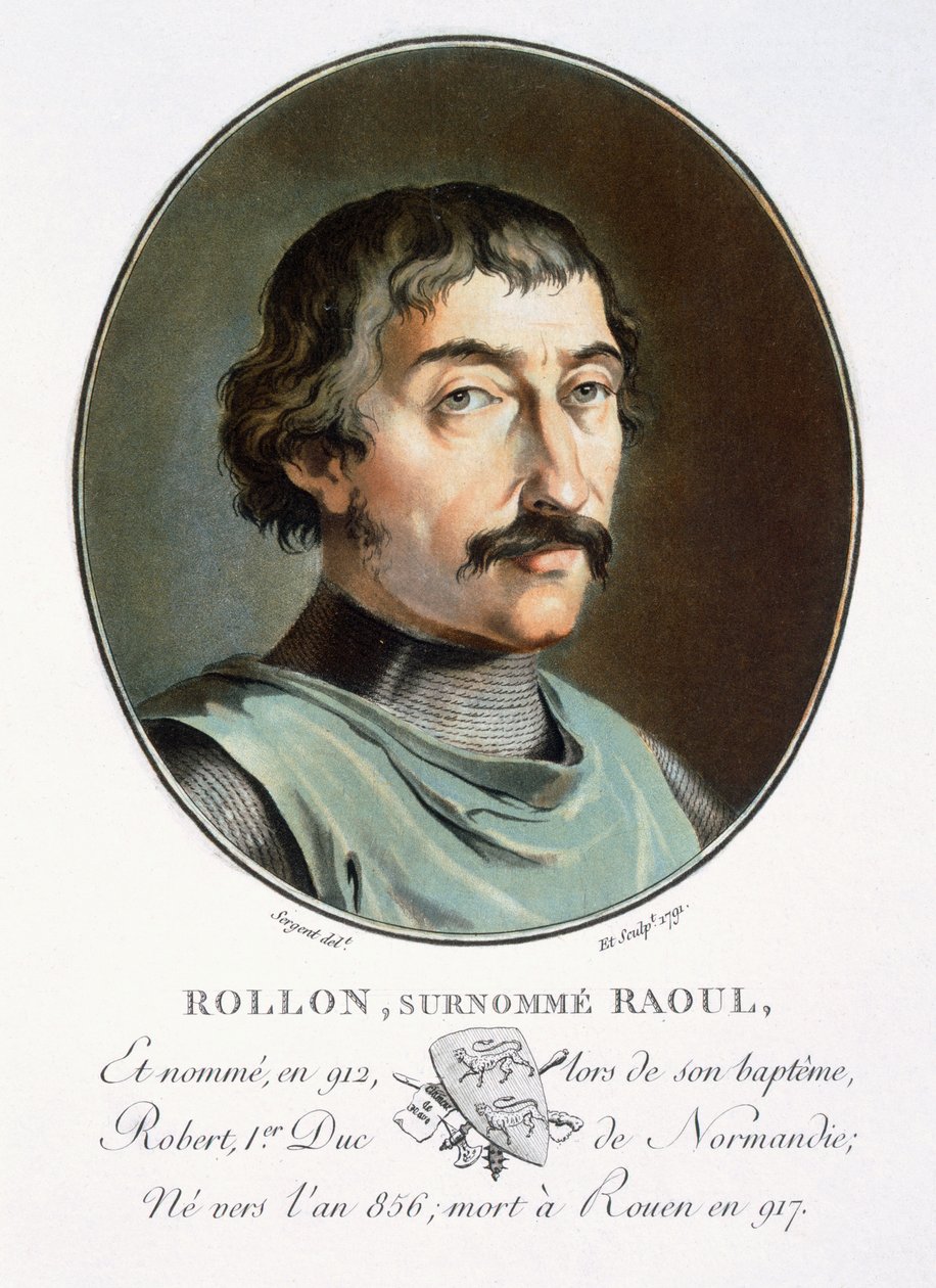Rollo de Deen, hertog van Normandië, uit 