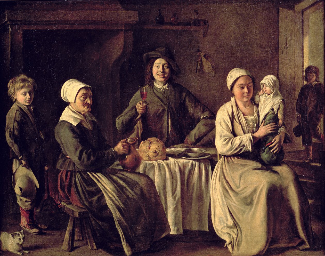De Boerenfamilie, 1642 door Mathieu Le Nain
