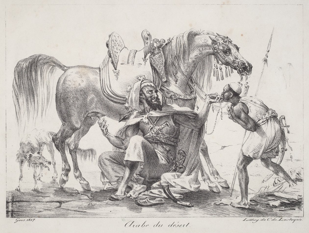 Woestijn Arabier door Antoine-Jean Gros
