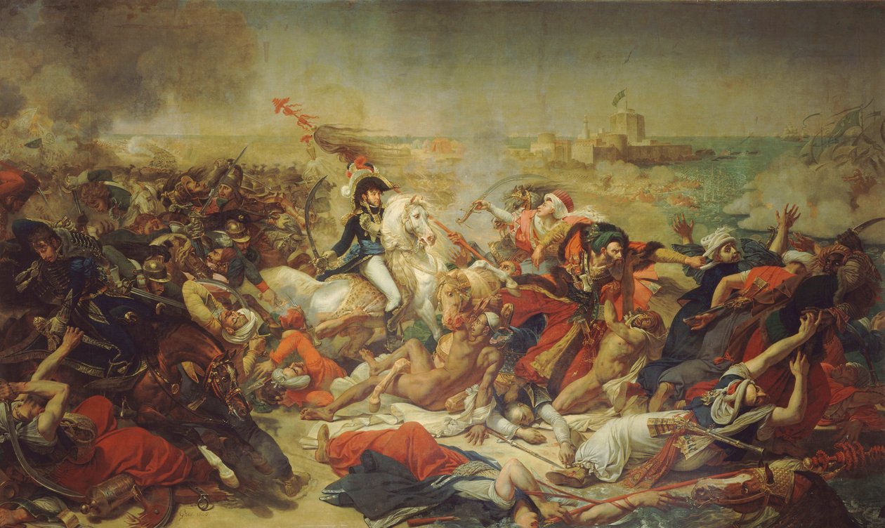 De Slag bij Abukir, 25 juli 1799 door Antoine-Jean Gros