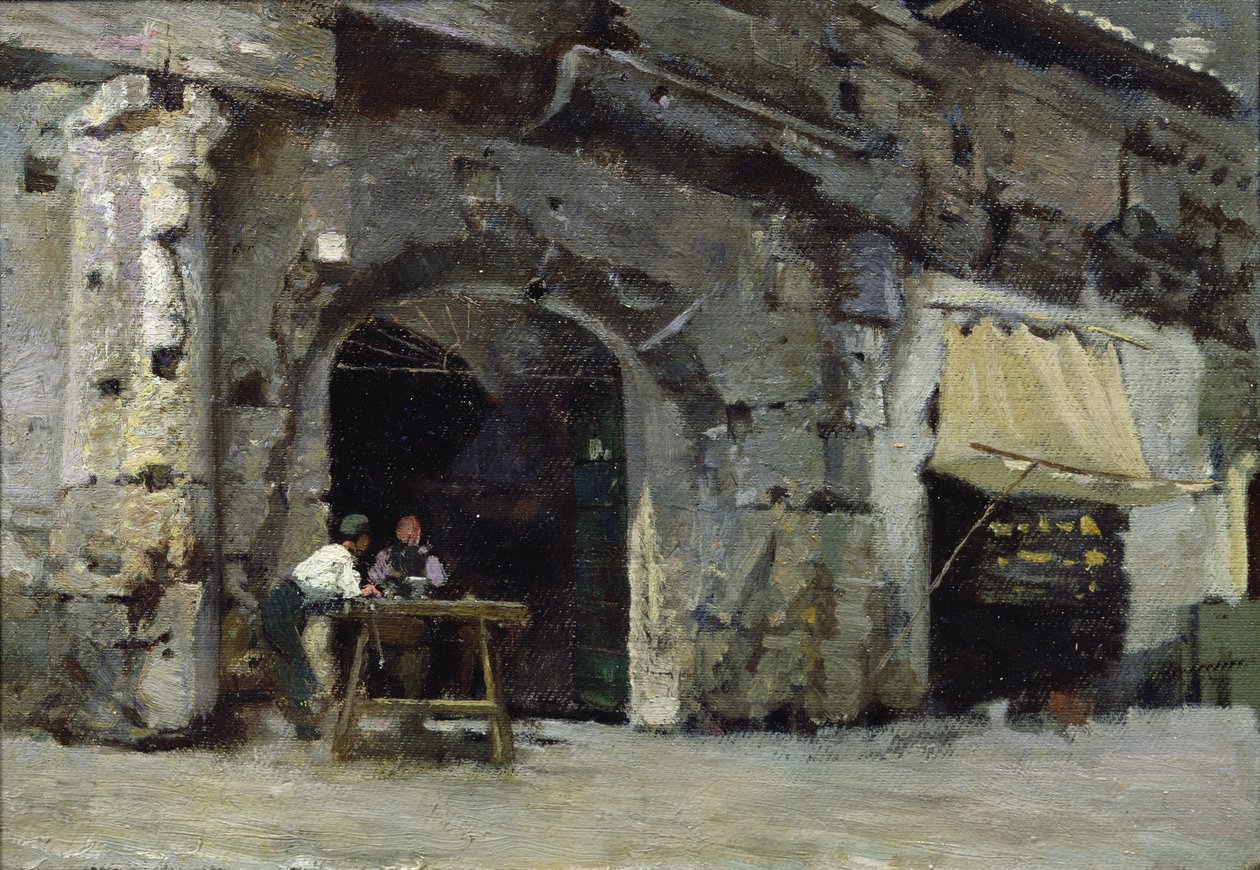 Rome, Donkere Winkels door Antoine Auguste Ernest Herbert or Hebert